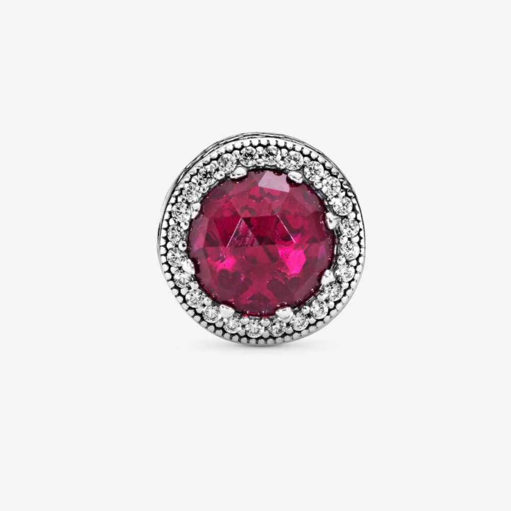 Sparkling Cerise Pink Pandora Charm